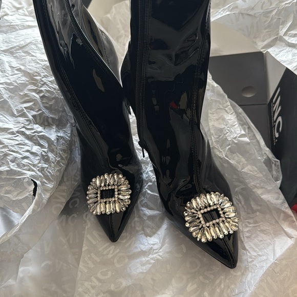 INC Womens Romina Pumps Tall Heeled Knee-High Boots Shoes Size 9 - Picture 7 of 7